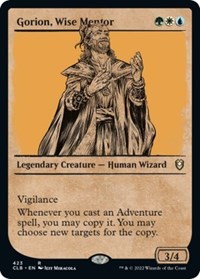 Gorion Wise Mentor Showcase (423) - Commander Legends: Battle for Baldur's Gate