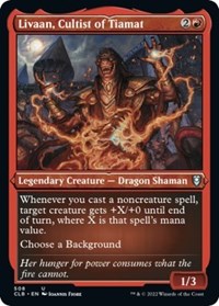 Livaan Cultist of Tiamat Foil Etched (508) - Commander Legends: Battle for Baldur's Gate