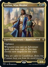 Gorion Wise Mentor Foil Etched (534) - Commander Legends: Battle for Baldur's Gate