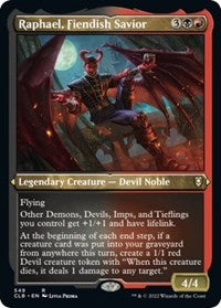 Raphael Fiendish Savior Foil Etched (549) - Commander Legends: Battle for Baldur's Gate
