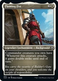 Flaming Fist Foil Etched (474) - Commander Legends: Battle for Baldur's Gate