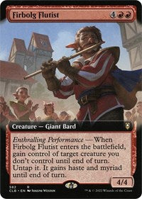 Firbolg Flutist Extended Art (582) - Commander Legends: Battle for Baldur's Gate