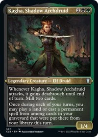 Kagha Shadow Archdruid Foil Etched (537) - Commander Legends: Battle for Baldur's Gate