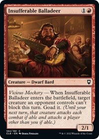 Insufferable Balladeer (184) - Commander Legends: Battle for Baldur's Gate