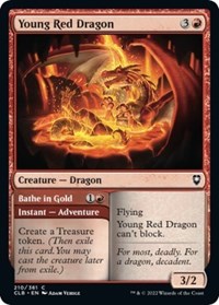 Young Red Dragon (210) - Commander Legends: Battle for Baldur's Gate