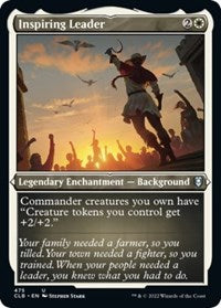 Inspiring Leader Foil Etched (475) - Commander Legends: Battle for Baldur's Gate