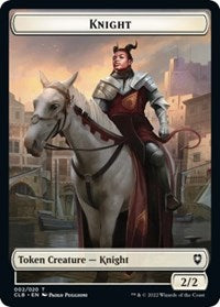 Knight Token (2) - Commander Legends: Battle for Baldur's Gate