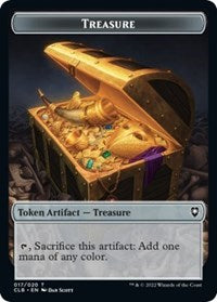 Treasure Boar Double Sided Token (17 // 12) - Commander Legends: Battle for Baldur's Gate