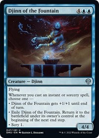 Djinn of the Fountain (47) - Dominaria United