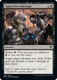 Aggressive Sabotage (78) - Dominaria United