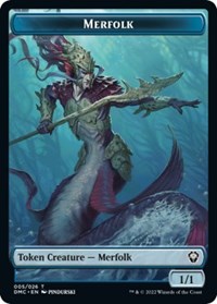 Merfolk Token (5) - Commander: Dominaria United
