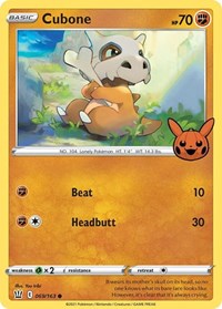 Cubone (069/163) - Trick or Trade BOOster Bundle