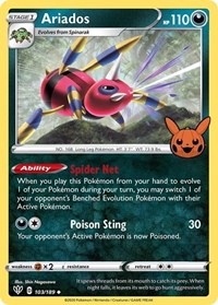 Ariados (103/189) - Trick or Trade BOOster Bundle