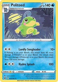 Politoed (032/196) - SWSH11: Lost Origin