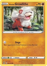 Hisuian Growlithe (083/196) - SWSH11: Lost Origin