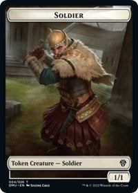 Soldier Beast Double Sided Token (4 // 16) - Dominaria United