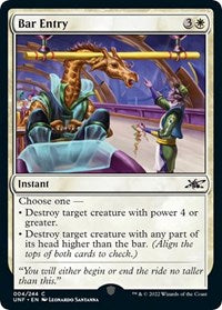 Bar Entry (4) - Unfinity
