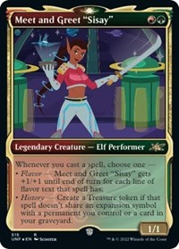 Meet and Greet Sisay Showcase Galaxy Foil (515) - Unfinity