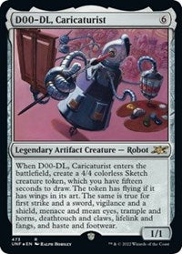 D00 DL Caricaturist Galaxy Foil (473) - Unfinity