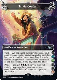 Trivia Contest 2 3 6 (233a) - Unfinity