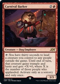 Carnival Barker (102) - Unfinity