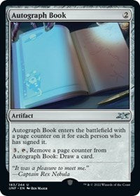 Autograph Book (183) - Unfinity