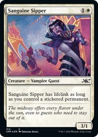 Sanguine Sipper Galaxy Foil (312) - Unfinity