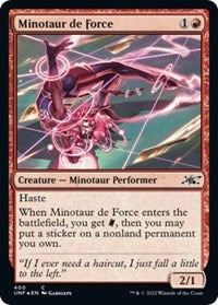 Minotaur de Force Galaxy Foil (400) - Unfinity