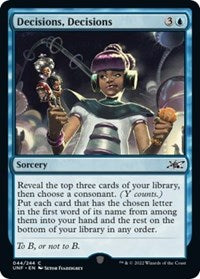 Decisions Decisions (44) - Unfinity