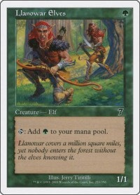 Llanowar Elves (253) - 7th Edition