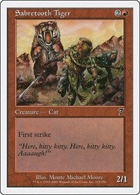 Sabretooth Tiger (215) - 7th Edition
