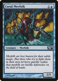 Coral Merfolk (47) - Magic 2010 (M10)