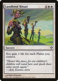 Landbind Ritual (24) - Zendikar