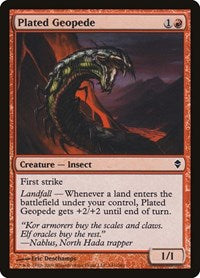 Plated Geopede (141) - Zendikar