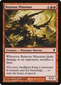 Ruinous Minotaur (145) - Zendikar