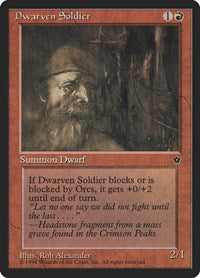 Dwarven Soldier Alexander (53a) - Fallen Empires