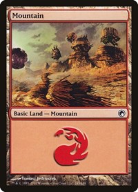 Mountain 245 (245) - Scars of Mirrodin