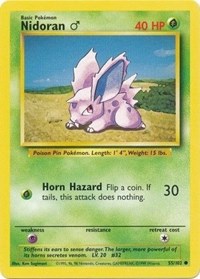 Nidoran M (055/102) - Base Set