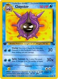 Cloyster (32/62) - Fossil