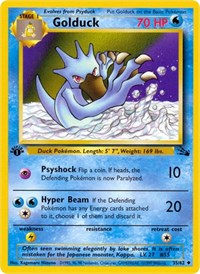 Golduck (35/62) - Fossil