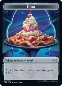 Cat Food 10 Double sided Token (10) - Unfinity - Back