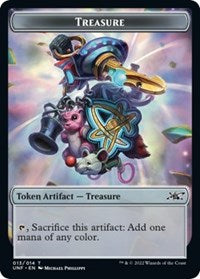 Clown Robot 003 Treasure 013 Double sided Token (003) - Unfinity - Back