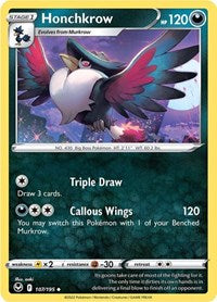 Honchkrow (107/195) - SWSH12: Silver Tempest