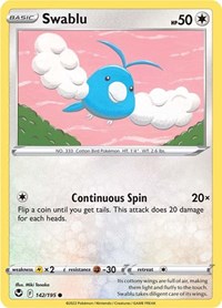 Swablu (142/195) - SWSH12: Silver Tempest