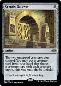 Cryptic Gateway (218) - Dominaria Remastered