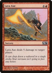 Lava Axe (148) - Magic 2012 (M12)