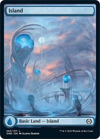 Island 263 Full Art (263) - Phyrexia: All Will Be One