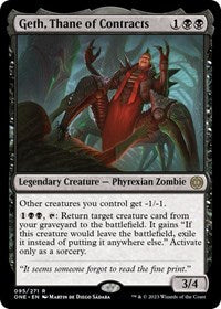 Geth Thane of Contracts (95) - Phyrexia: All Will Be One