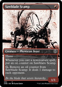 Sawblade Scamp Showcase (292) - Phyrexia: All Will Be One