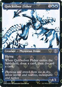 Quicksilver Fisher Showcase Step and Compleat Foil (430) - Phyrexia: All Will Be One
